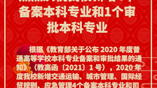 热烈庆祝bat365新增4个备案本科专业和1个审批本科专业