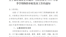 关于做好bat365全日制本、专科在校生2023年春季学期物价补贴发放工作的通知