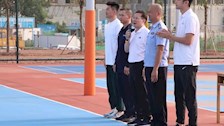 青春“篮”不住｜我院运动员参加篮球赛开球仪式