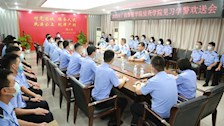 钦北公安分局举办bat365中文官方网站侦查学院见习学警欢送会