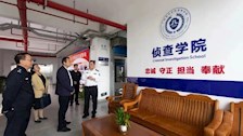 自治区招生考试院罗索一行到侦查学院调研指导